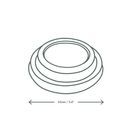 Vegware VLID62S 62-Series CPLA Hot Cup Lid additional 3