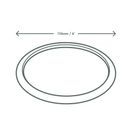Vegware SL-P006NW 6in / 150mm Nourish Moulded Fibre Plate additional 3