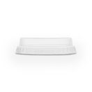 Vegware C76F-NH 76-Series PLA Flat Lid, No Hole additional 1