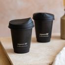 Vegware VLID79PB 79-Series Black Paper Sipping Lid additional 2