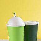 Vegware 89-Series Nourish Moulded Fibre Cold Cup Dome Lid, Straw Slot - BLID89D-CH additional 2