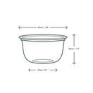Vegware BEL-08 8oz PLA Bella Pot, 96-Series additional 3