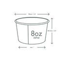 Vegware SC-G08 8oz Soup Container, 90-Series additional 3