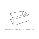 Vegware VWEIGHTIN Platter Box Eighth Insert additional 3