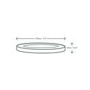 Vegware RLID150BW Round Black Window Lid, 150-Series additional 3