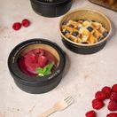 Vegware RLID150BW Round Black Window Lid, 150-Series additional 2