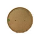 Vegware RLID150P Round Kraft Paper Lid, 150-Series additional 1