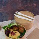 Vegware RLID150P Round Kraft Paper Lid, 150-Series additional 2