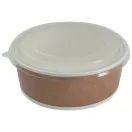 Colpac Recyclable Kraft Salad Pots With Lid Large 1300ml / 45oz 10343 additional 4