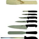 7 Piece Knife Set + Knife Wallet additional 1