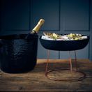 GenWare Black Aluminium Hammered Wine Bucket 30.5cm additional 2