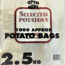 Potato Bags Printed 2.5Kg in Red additional 1