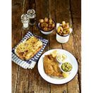 Enamel Wide Rim Plate White &amp; Blue 24cm additional 3