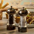 GenWare Gun Metal &amp; Acrylic Salt/ Pepper Grinder 14cm additional 2