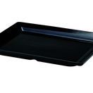 GenWare Melamine Black Platter GN 1/2 additional 1