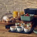 GenWare Melamine Green Jute Square Buffet Bowl 25cm additional 3