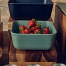 GenWare Melamine Green Jute Square Buffet Bowl 25cm additional 2