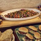 GenWare Melamine White Jute Oval Dish 47.5 x 23.8 x 3.5cm additional 2