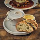 Genware Porcelain Butter Pat 6.5cm/ 2.5" additional 3