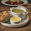 Genware Porcelain Butter Pat 6.5cm/ 2.5" additional 2