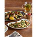 Genware Porcelain Crescent Salad Dish 20cm/ 7.75" additional 4