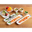 Genware Porcelain Ellipse Platter 27 x 10cm/ 10.75 x 4" additional 2