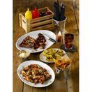 Genware Porcelain Oval Plate 25.4cm/ 10" additional 2