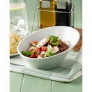Genware Porcelain Oval Sloping Bowl 21cm/ 8.25" additional 3