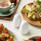 Genware Porcelain Pepper Pot 7cm/ 2.75" additional 2