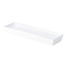 Genware Porcelain Rectangular Dish Holder 28 x 8cm/ 11 x 3.25" additional 1