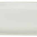 Genware Porcelain Rounded Rectangular Plate 24.5 x 12.5cm/ 9.75 x 5" additional 1