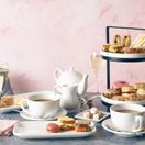 Genware Porcelain Rounded Rectangular Plate 24.5 x 12.5cm/ 9.75 x 5" additional 2