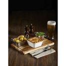 Genware Porcelain Square Pie Dish 12cm/ 4.75" additional 3