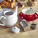 Genware Porcelain Teapot with Infuser 45cl/ 15.75oz additional 2