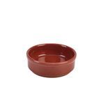 Genware Porcelain Terracotta Round Dish 10cm/ 4" additional 1