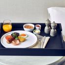 GenWare Solid Black Butlers Tray with Metal Handles 65 x 49cm additional 2