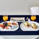 GenWare Solid Black Butlers Tray with Metal Handles 65 x 49cm additional 3