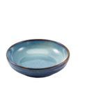 Terra Porcelain Aqua Blue Coupe Bowl 23cm additional 1