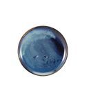 Terra Porcelain Aqua Blue Coupe Plate 24cm additional 1