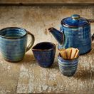 Terra Porcelain Aqua Blue Dip Pot 8.5cl/ 3oz additional 2