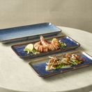 Terra Porcelain Aqua Blue Narrow Rectangular Platter 36 x 16.5cm additional 4