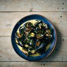 Terra Porcelain Aqua Blue Organic Coupe Bowl 26.5cm additional 2