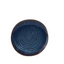 Terra Porcelain Aqua Blue Organic Plate 21cm additional 1