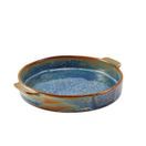 Terra Porcelain Aqua Blue Round Eared Dish 20.3cm additional 1