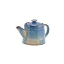 Terra Porcelain Aqua Blue Teapot 50cl/ 17.6oz additional 1