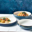 Terra Porcelain Aqua Blue Two Tone Coupe Bowl 20.5cm additional 2