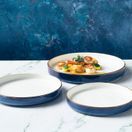 Terra Porcelain Aqua Blue Two Tone Presentation Plate 18cm additional 2