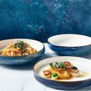 Terra Porcelain Aqua Blue Two Tone Presentation Plate 26cm additional 3