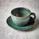 Terra Porcelain Aqua Green Coffee Cup 22cl/7.75oz additional 2