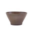 Terra Porcelain Black Fluted Conical Bowl 13cm additional 1